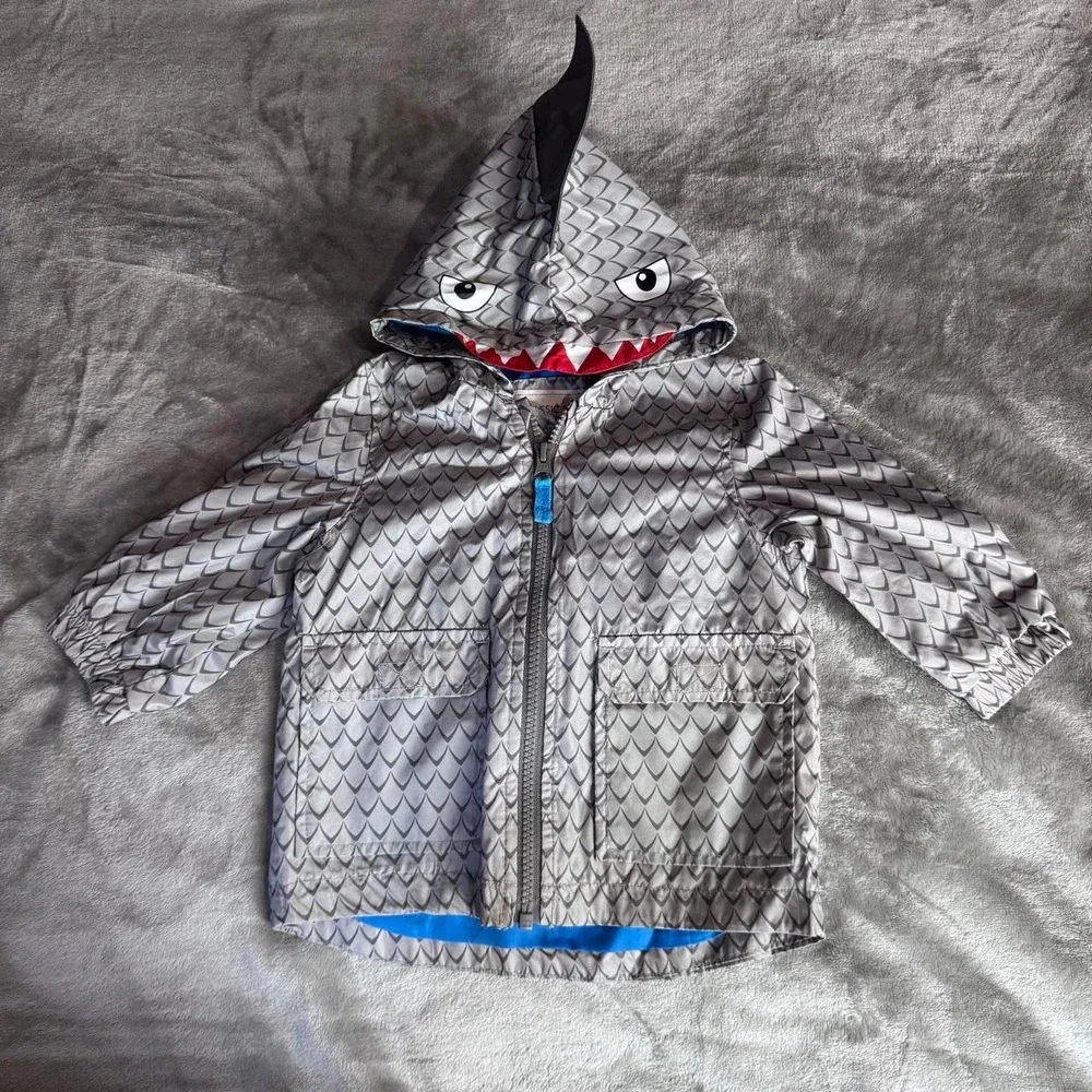 Carters Infant Shark head Rain Coat size 12 months